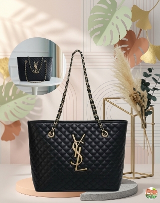 এক্সক্লুসিভ কোয়িল্টেড লাক্সারি টোট ব্যাগ