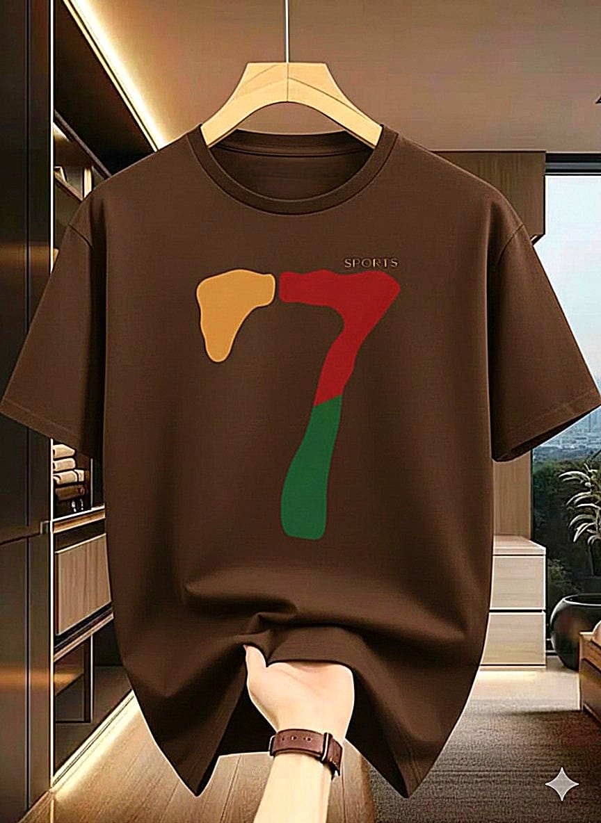 প্রিমিয়াম চাইনা ফেব্রিক ড্রপ শোল্ডার টি-শার্ট - স্টাইলিশ ডিটিএফ (DTF) প্রিন্ট T-shirt