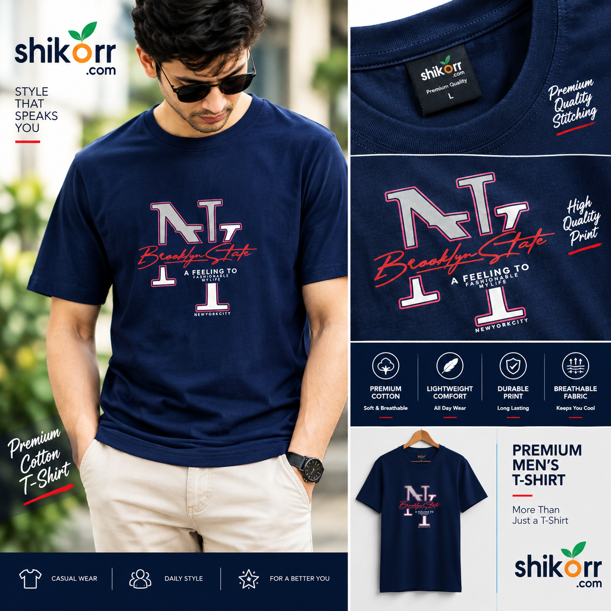 Premium Men's Cotton T-shirt / gift item